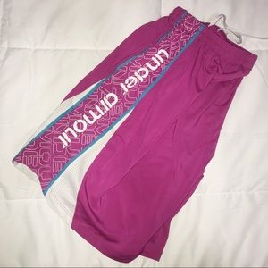 Under Armour shorts.